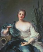 Jjean-Marc nattier Portrait of Madame Marie-Henriette-Berthelet de Pleuneuf oil painting reproduction